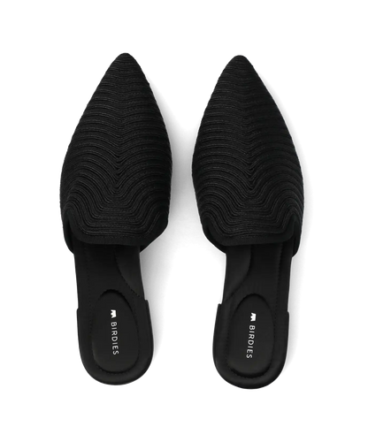 The Goldfinch 15 Mule - Black Braiding