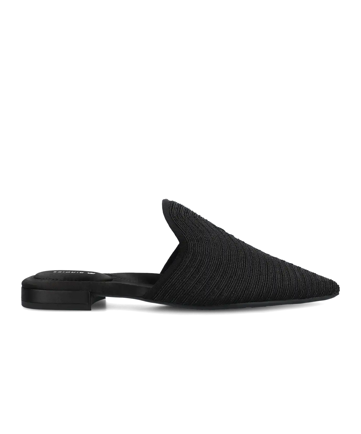 The Goldfinch 15 Mule - Black Braiding