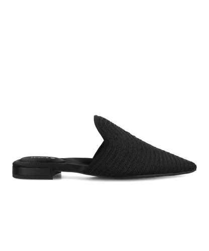 The Goldfinch 15 Mule - Black Braiding