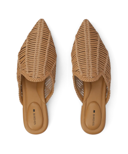 The Goldfinch 15 Woven Slide - Toffee Woven
