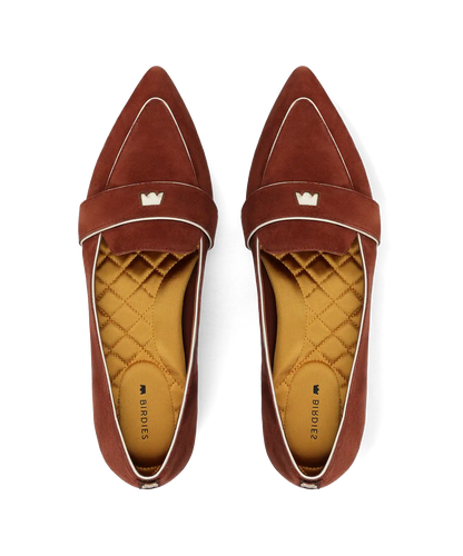 The Sparrow Loafer - Cognac Suede