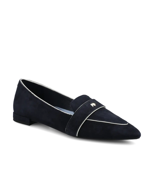 The Sparrow Loafer - Navy Suede