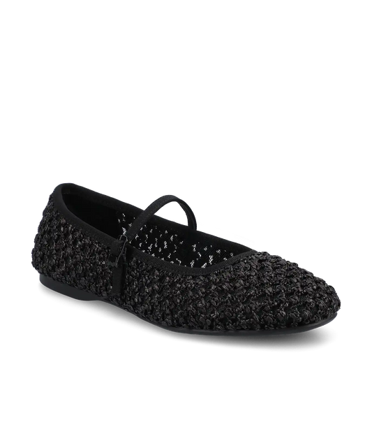 The Hummingbird Mary Jane - Black Openweave