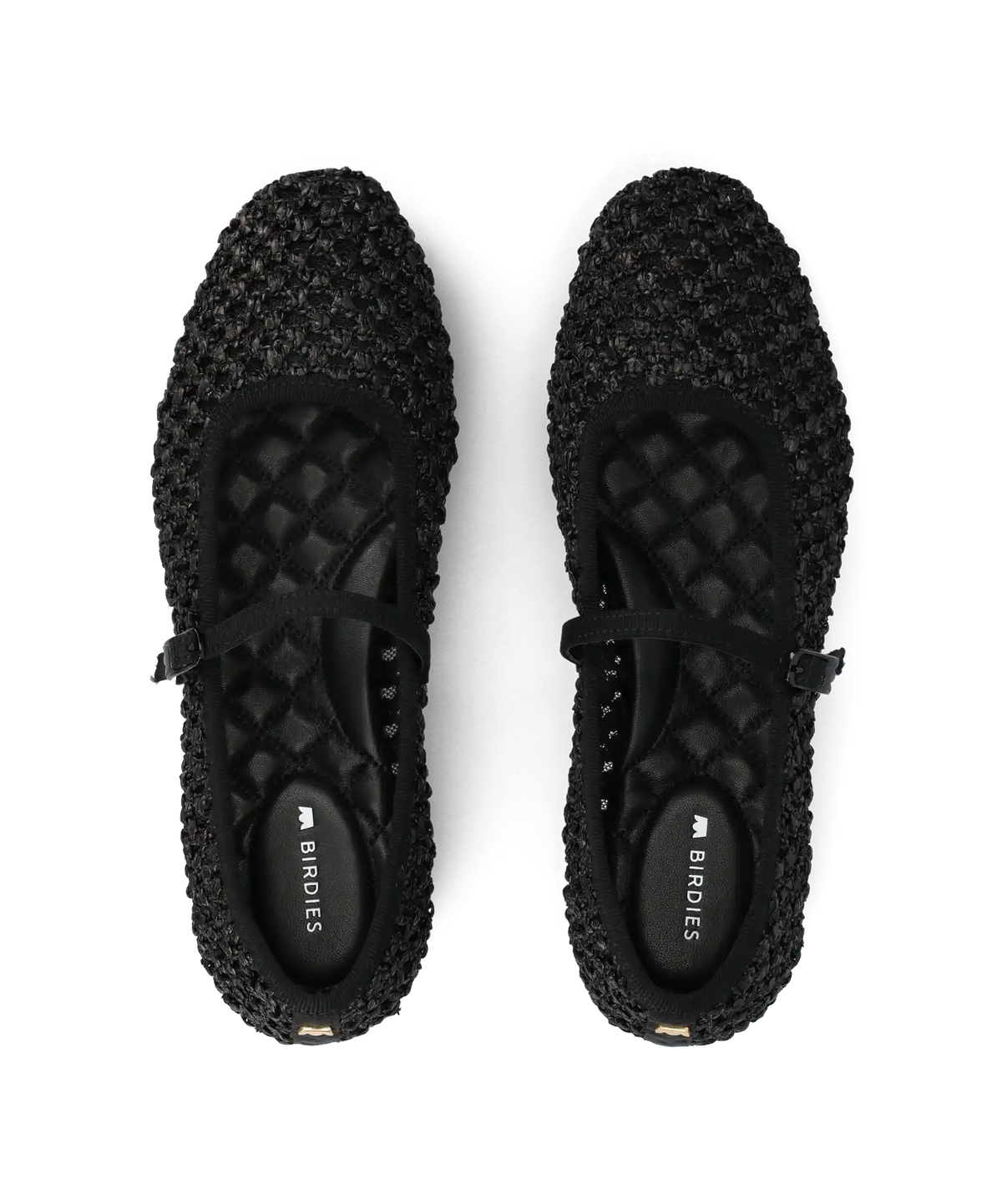 The Hummingbird Mary Jane - Black Openweave