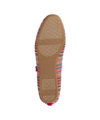 The Hummingbird Mary Jane Grosgrain - Hot Pink Multi Stripe
