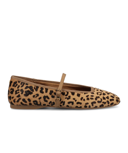 The Hummingbird Mary Jane - Leopardprint Haircalf