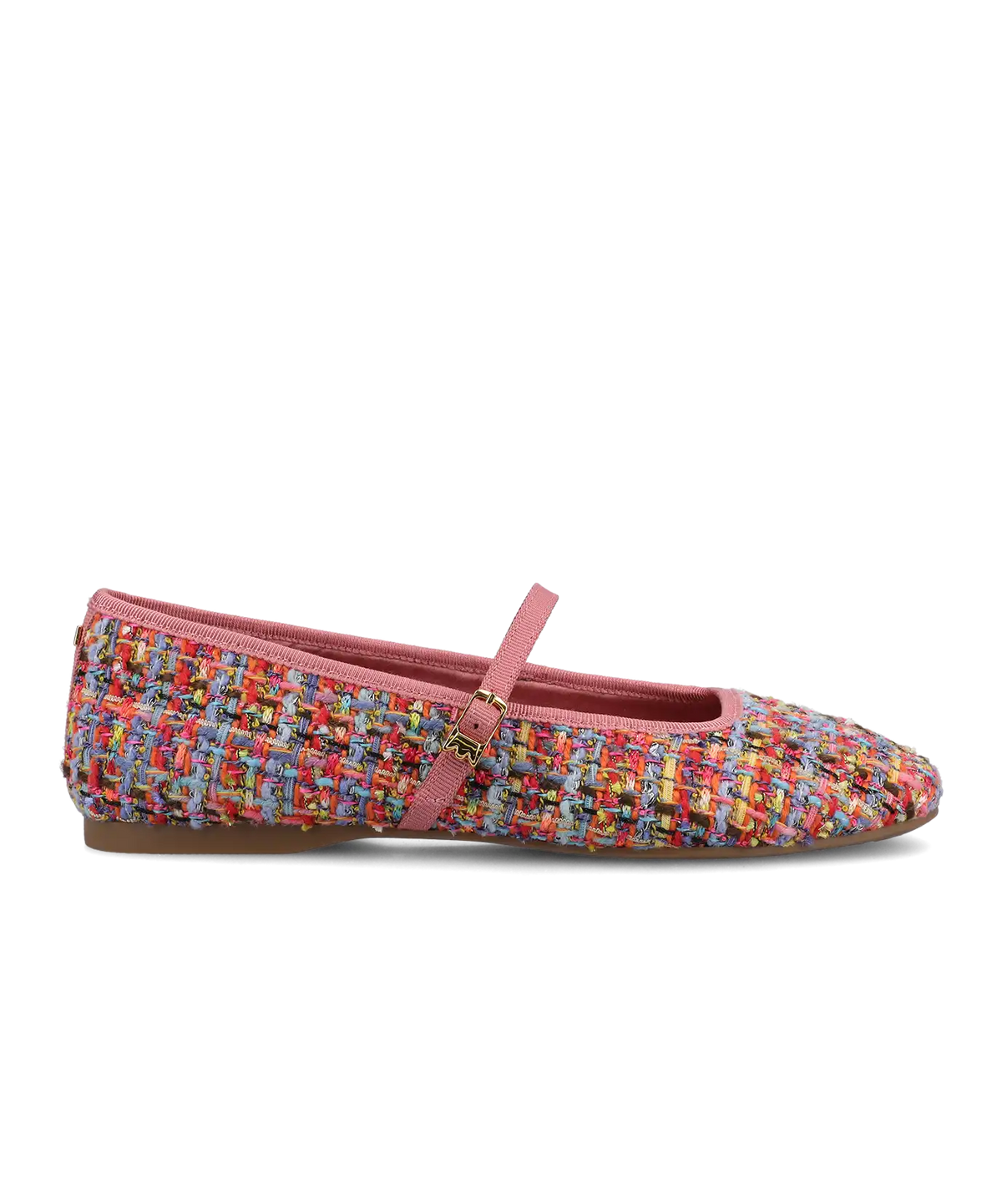 The Hummingbird Mary Jane - Pink Multi Tweed