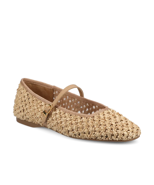 The Hummingbird Mary Jane - Tan Openweave