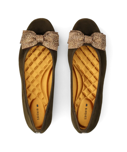The Hummingbird Jewelry Bow - Deep Earth Velvet