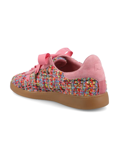 The Jay Sneaker - Pink Multi Tweed