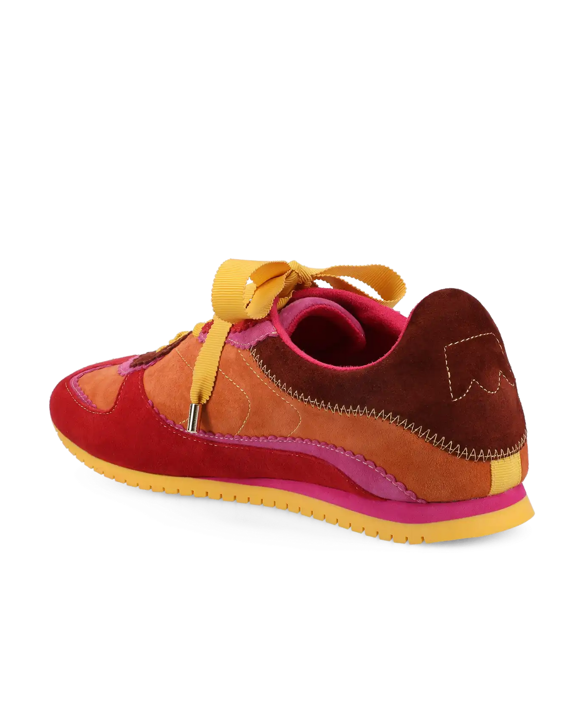 The Speedbird - Multi Burnt Orange Suede