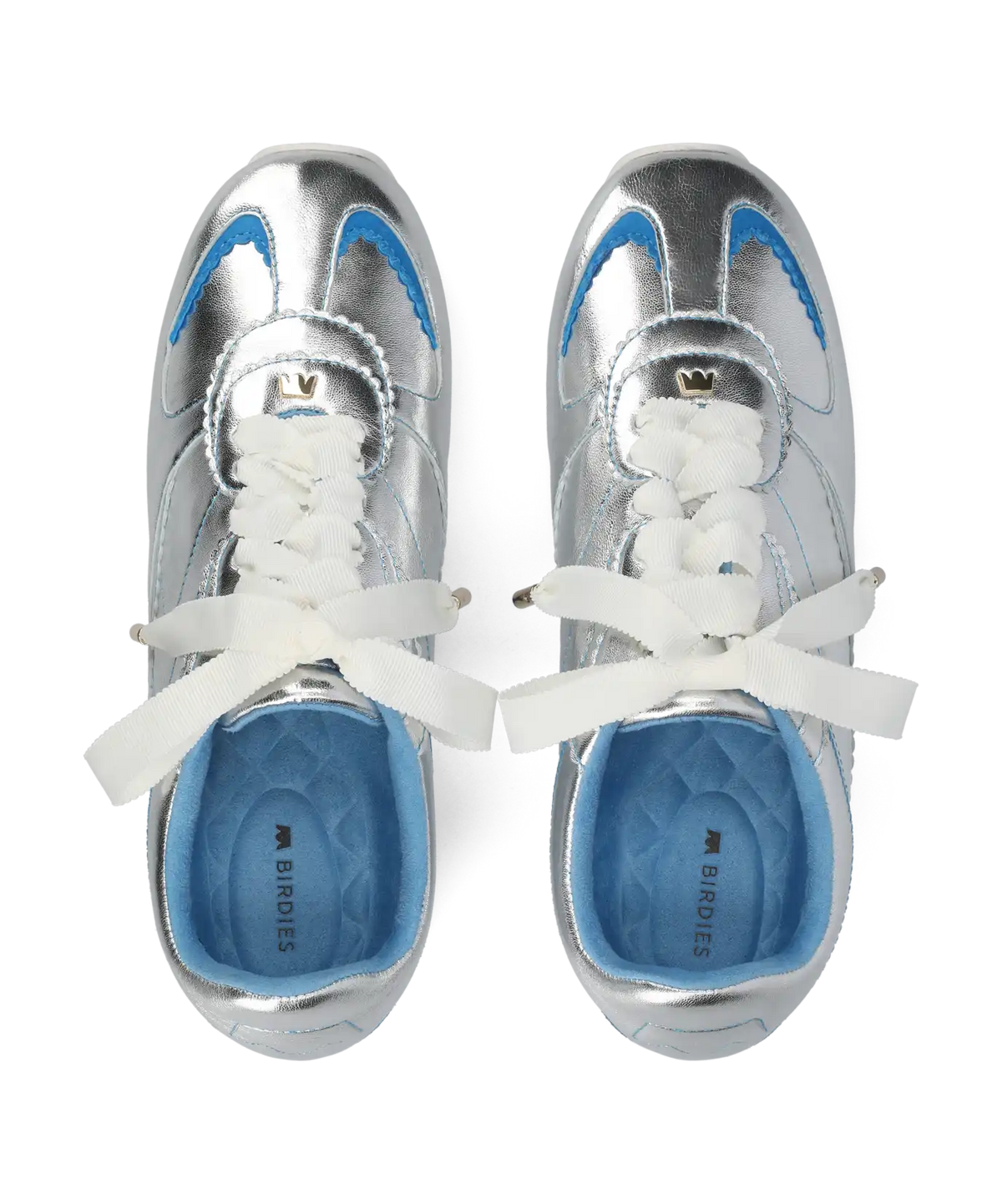 The Speedbird - Silver Metal Leather
