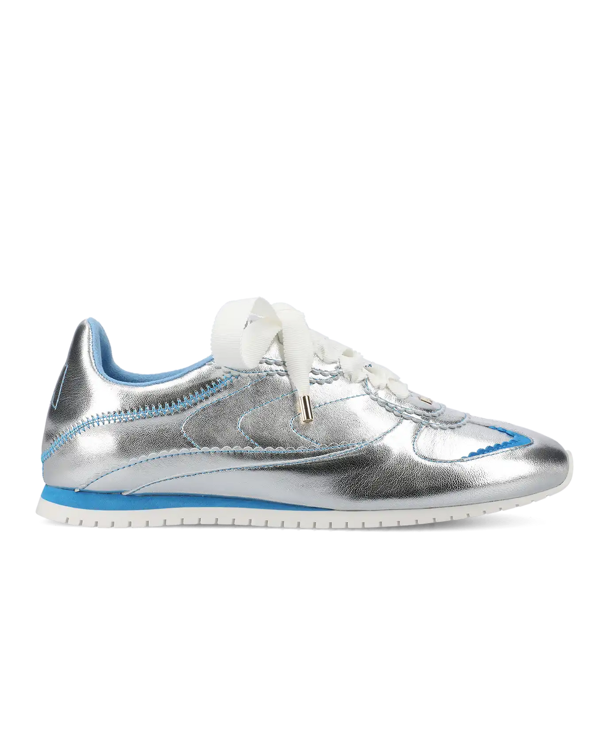 The Speedbird - Silver Metal Leather