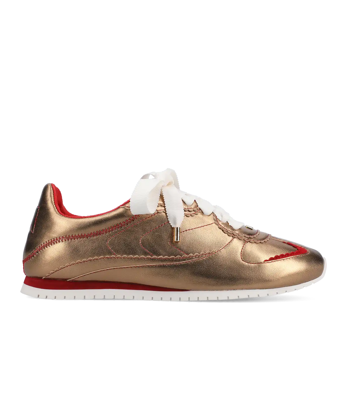 The Speedbird - Vintage Gold Metal Leather