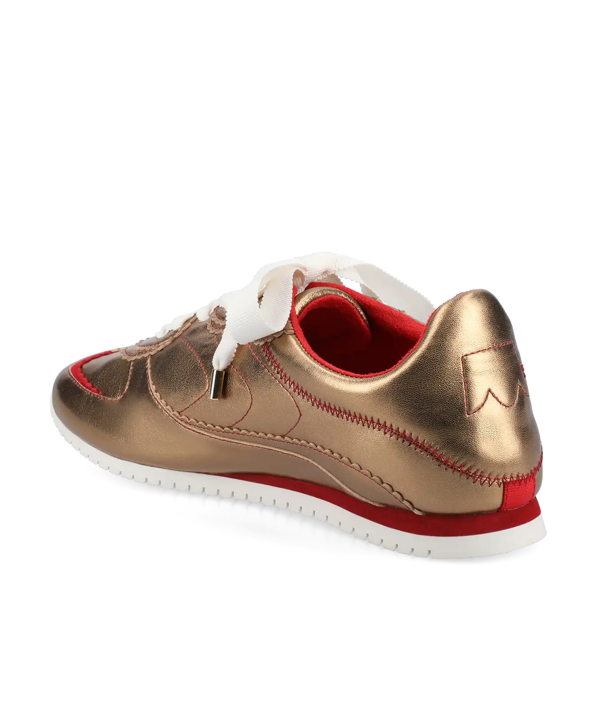 The Speedbird - Vintage Gold Metal Leather