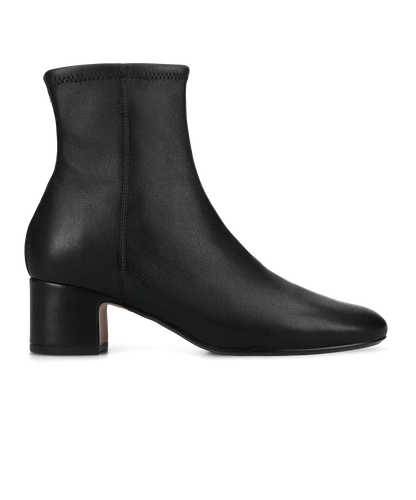 The Starling 50 Bootie - Black Stretch Leather