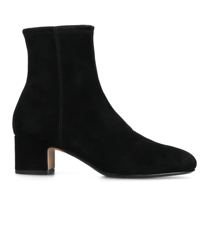 The Starling 50 Bootie - Black Stretch Suede