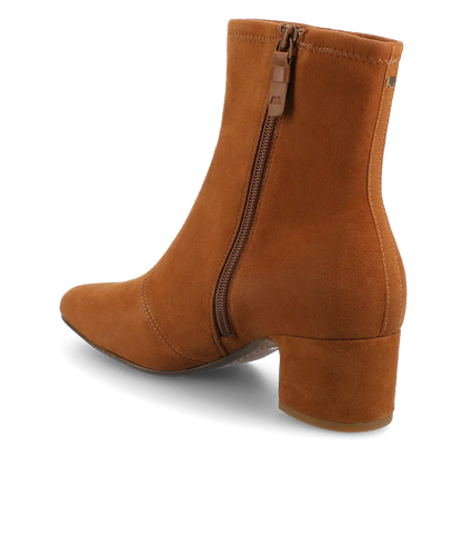 The Starling 50 Bootie - Tan Stretch Suede