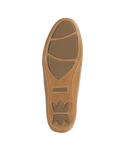 The Vesper Driver - Cappuccino Leather Raffia